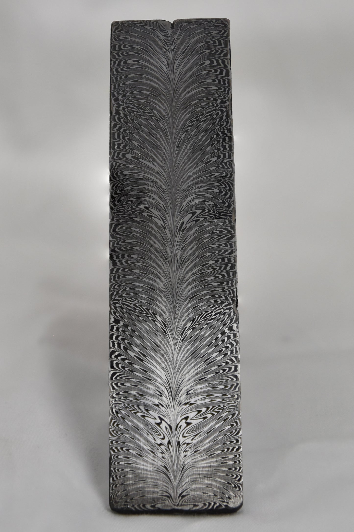 Large Feather Damascus Billet